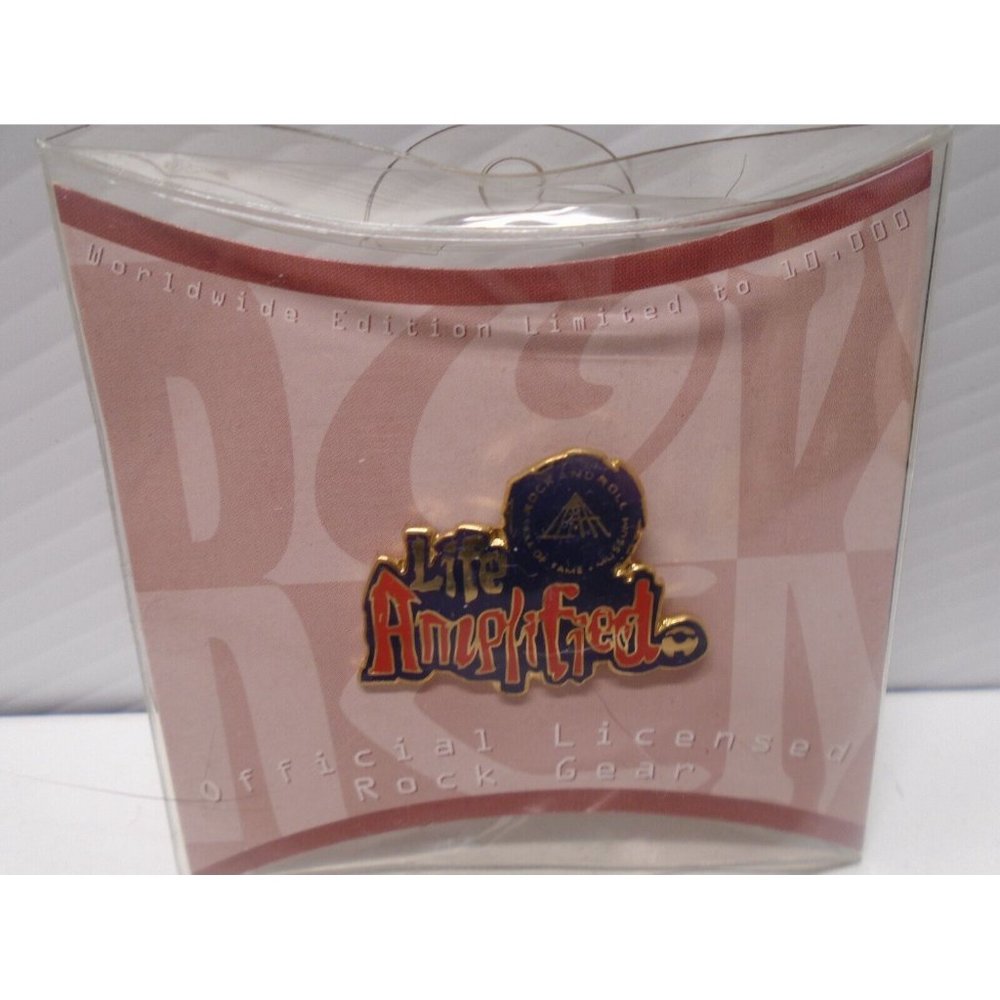 Enamel Pin Life Amplified 1995 Rock and Roll Hall Of Fame 8635/10,000 NEW